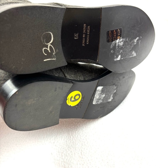 Theyskens’ Theory Gray Finely Crafted Italian Textile Almond Toe Ankle Boots (9) - Picture 12 of 12